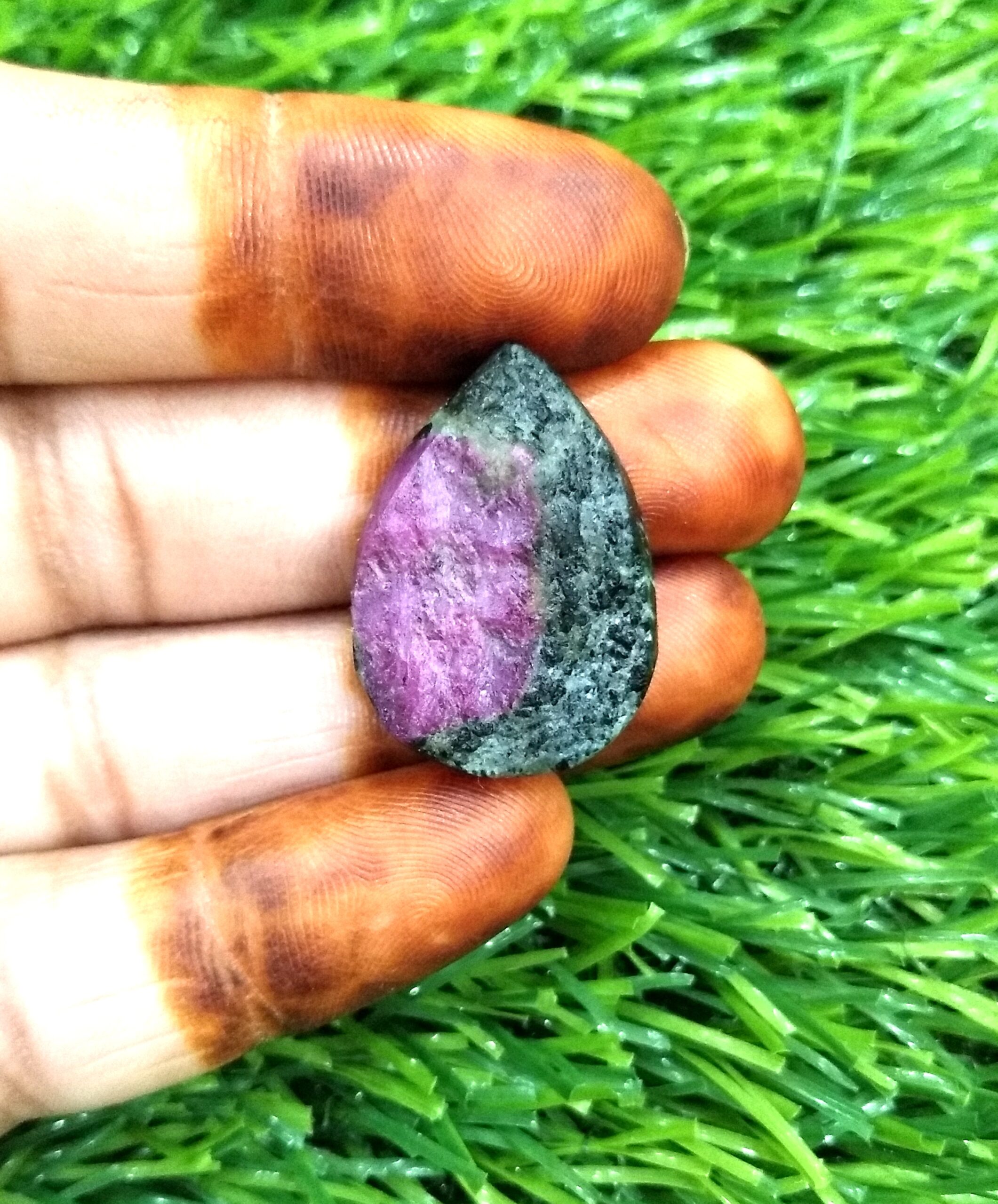 Ruby Zoisite Rough - Kiran Gemstone