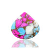 Cotton Candy Copper Turquoise Gemstone Size 30x31x04MM KG9509