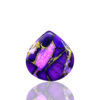 Purple Copper Mohave Turquoise Gemstone Pear Size 23x22x03MM KG9560