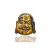 Tiger Eye Laughing Buddha Carving size 28x26x9MM KG9976