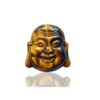 Tiger Eye Laughing Buddha Carving size 28x26x9mm KG9979MM KG9979