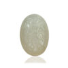 White Moonstone Carving Oval Size 30X22X11MM KG9941