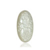 White Moonstone Carving Oval Size 40X21X08MM KG9946