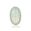 White Moonstone Carving Oval Size 33X21X09MM KG9947
