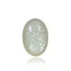 White Moonstone Carving Oval Size 34X24X09MM KG9948
