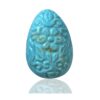 Turquoise Carving Oval Gemstone Size 33X22X09MM KG9952