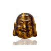 Tiger Eye Laughing Buddha Carving size 28x26x9mm KG9979