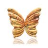 Rare Rainbow Jasper  Butterfly Carving Gemstone Size 30x30x05MM KG9989