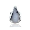 Dendrite Agate Carving Guitar Shape Gemstone Size 49x33x06mm KG10024