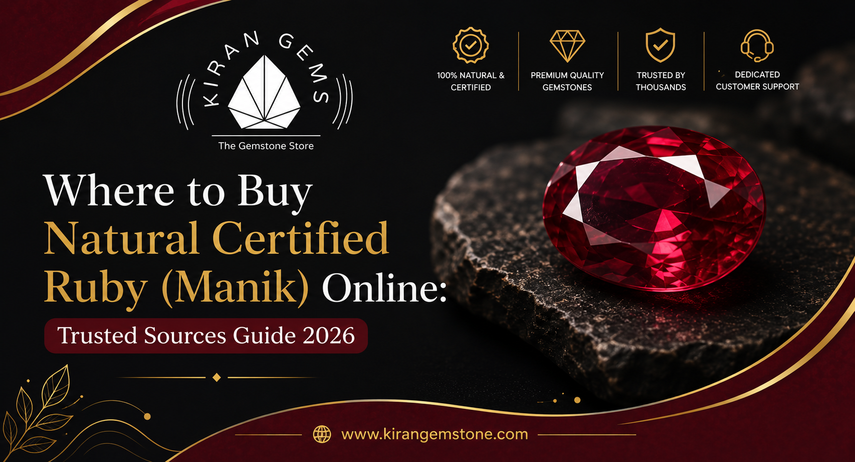 Buy Natural Certified Ruby (Manik) stone Online: Trusted Sources Guide 2026