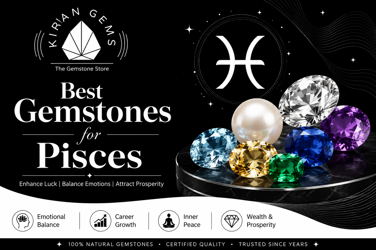 Gemstones for Meena Rasi