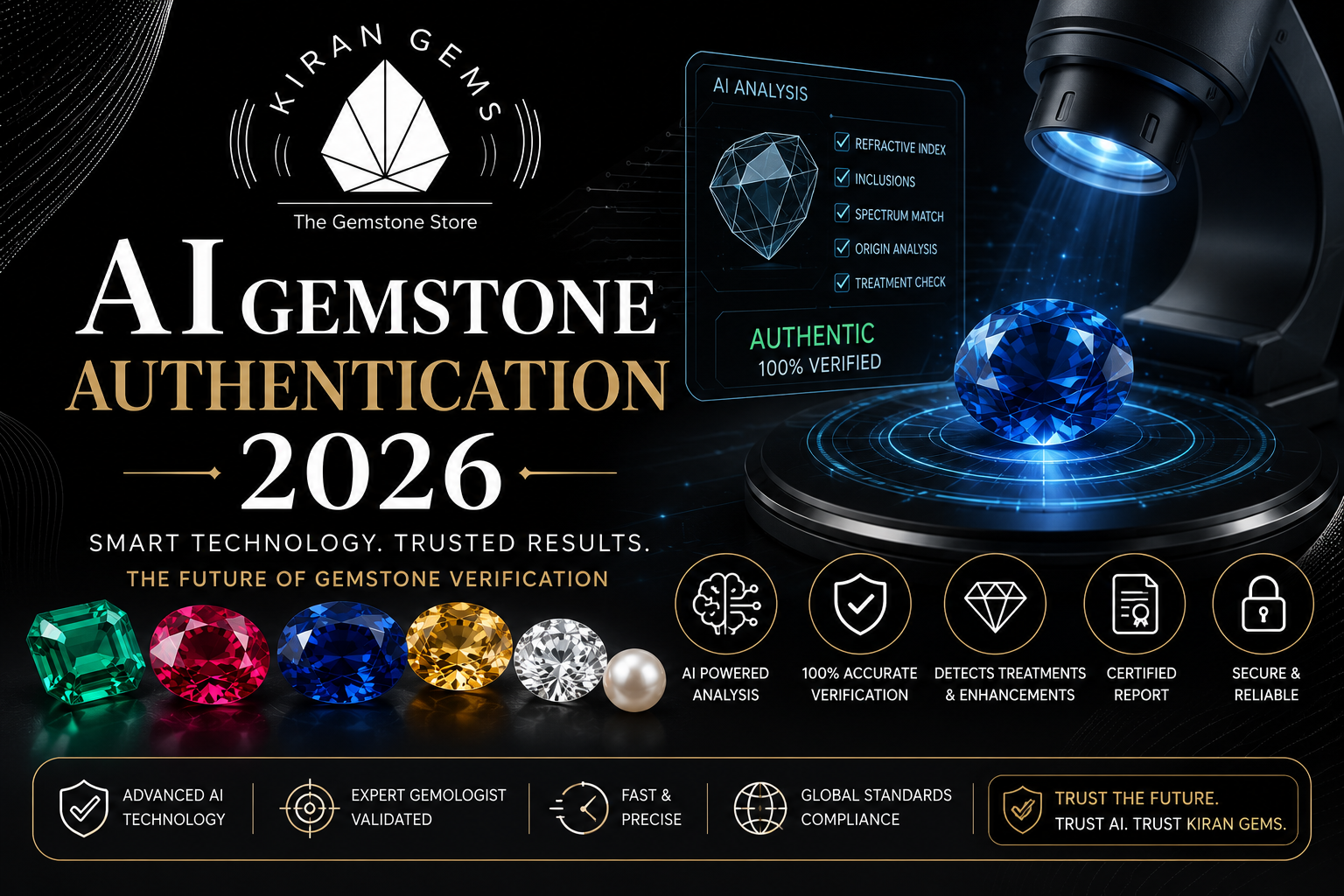 AI gemstone authentication